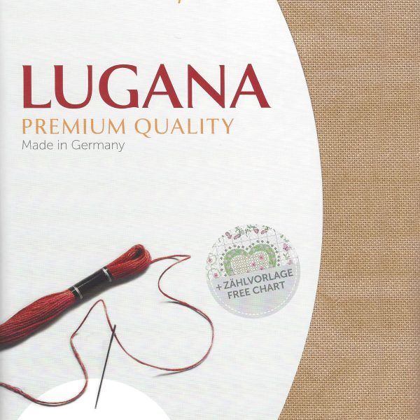 Zweigart Zählstoff Lugana Vintage 25ct milchkaffee - 3009
