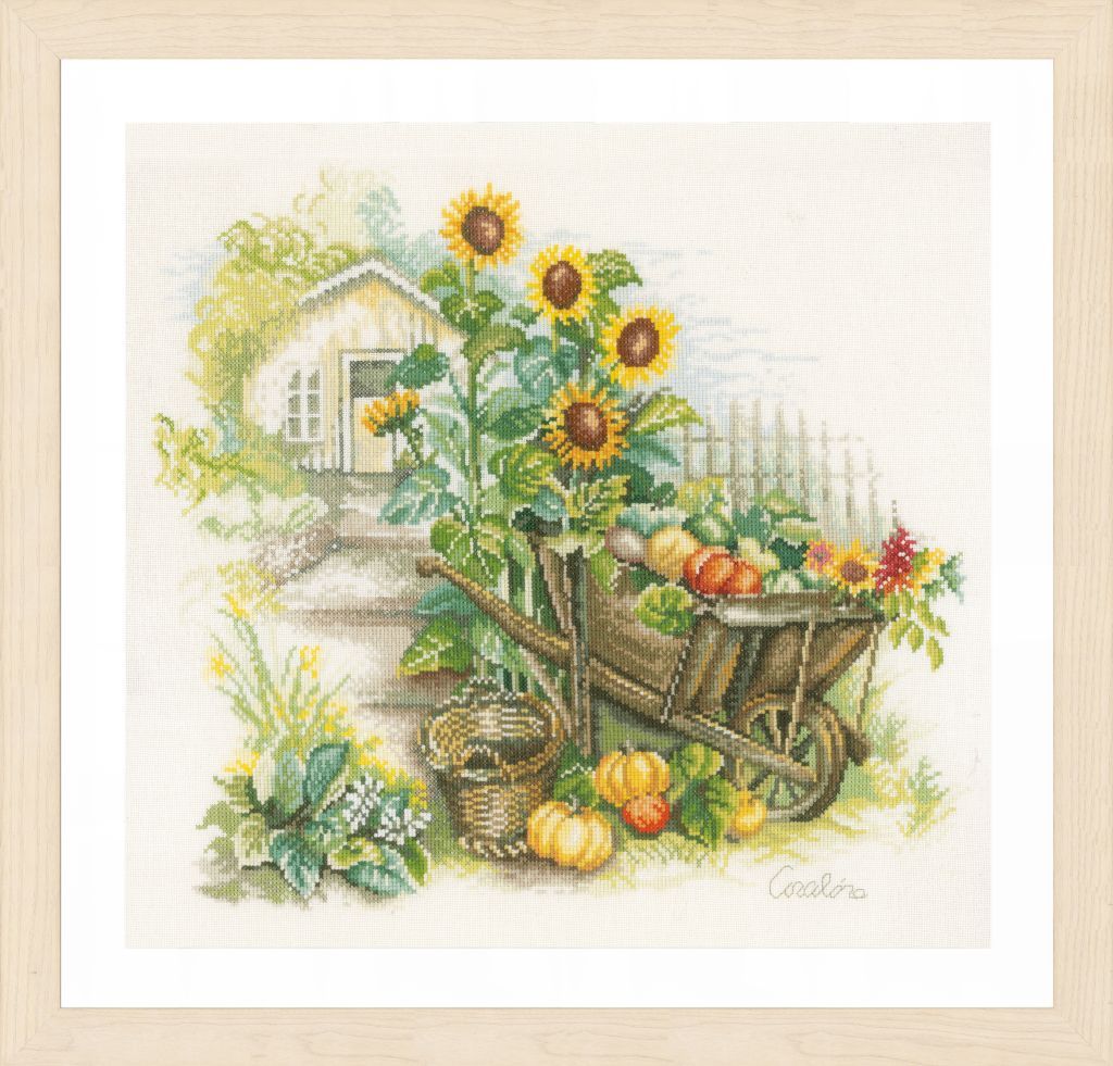 Lanarte Schubkarre und Sonnenblumen