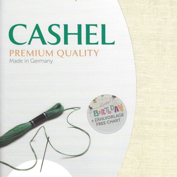 Zweigart Leinen Cashel 28ct creme - 222