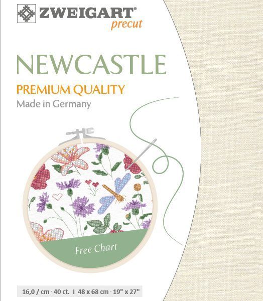 Zweigart Leinen Newcastle 40ct creme - 99