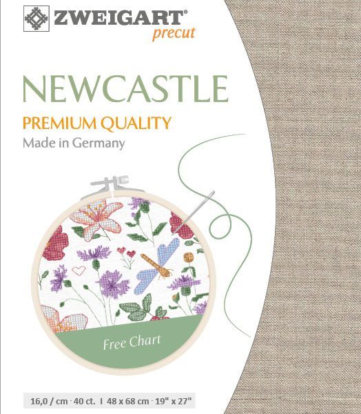 Zweigart Leinen Newcastle 40ct rohleinen - 53