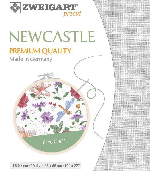 Zweigart Leinen Newcastle 40ct weiß - 100 Zweigart Leinen Newcastle 40ct weiß - 100