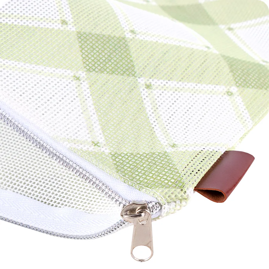 Olive Mad for Plaid – Projekttasche groß