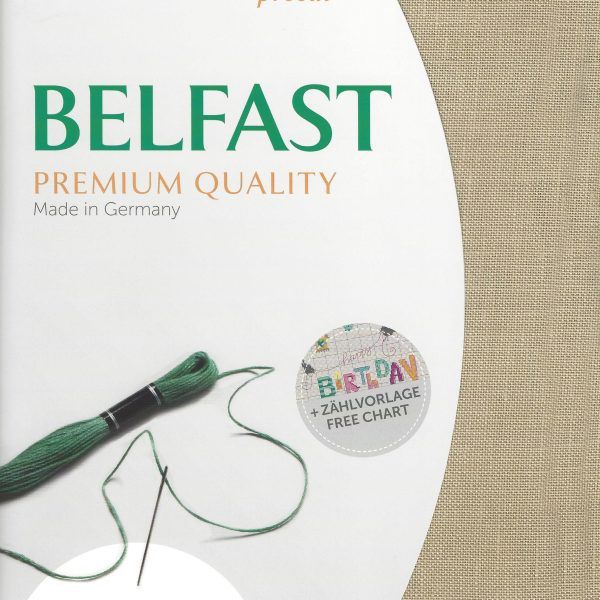 Zweigart Leinen Belfast 32ct flachs - 309