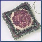 Mill Hill Vintage Rose - Beaded Pin Pillow