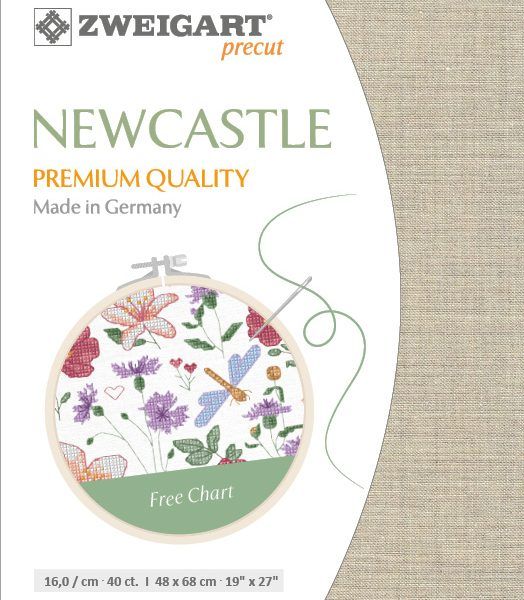 Zweigart Leinen Newcastle 40ct natur - 52