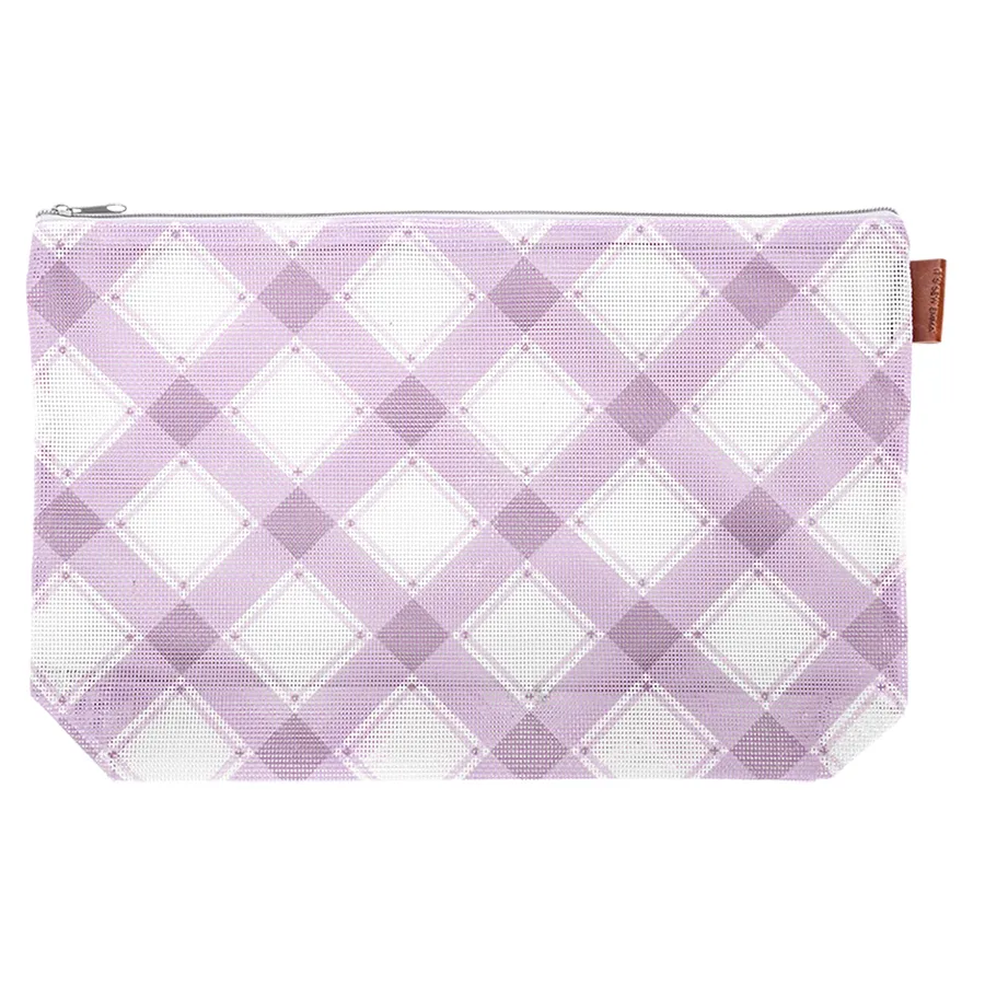 Lilac Mad for Plaid – Projekttasche groß