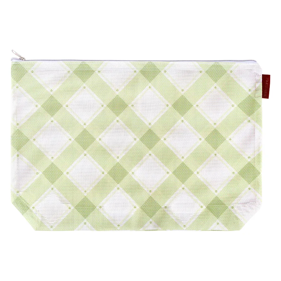 Olive Mad for Plaid – Projekttasche groß
