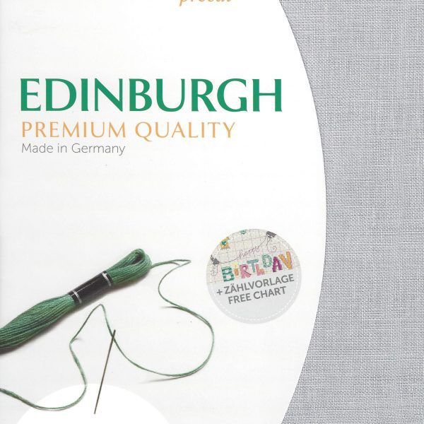 Zweigart Leinen Edinburgh 36ct grau - 705