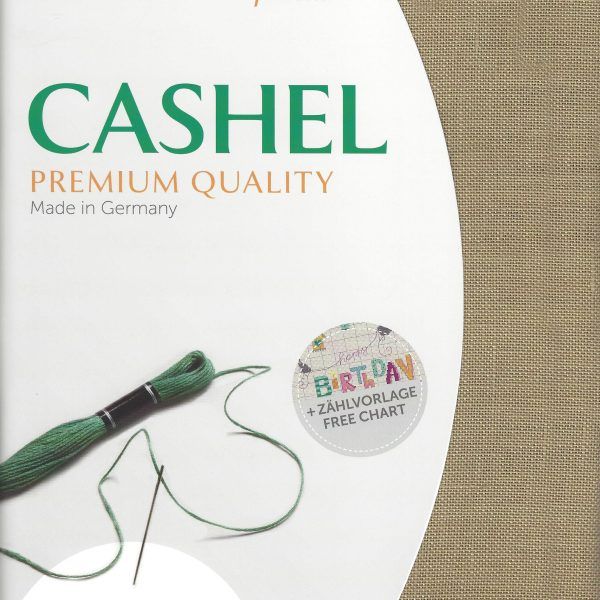 Zweigart Leinen Cashel 28ct hellkhaki - 323