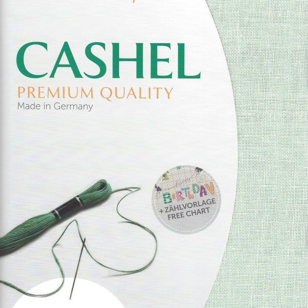 Zweigart Leinen Cashel 28ct minze - 6125