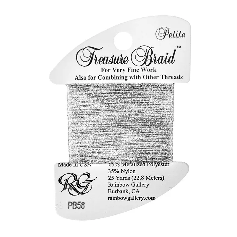 Petite Treasure Braid - Antique Silver PB58