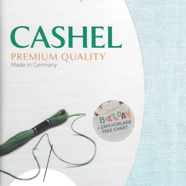 Zweigart Leinen Cashel 28ct eisblau - 562