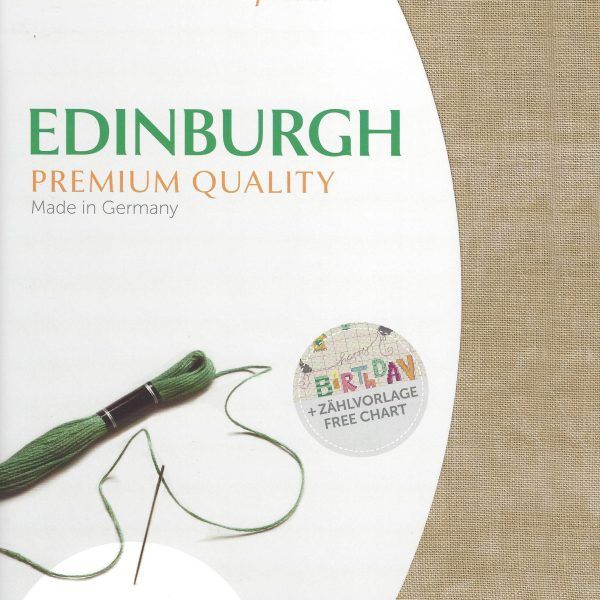 Zweigart Leinen Edinburgh Vintage 36ct milchkaffee - 3009