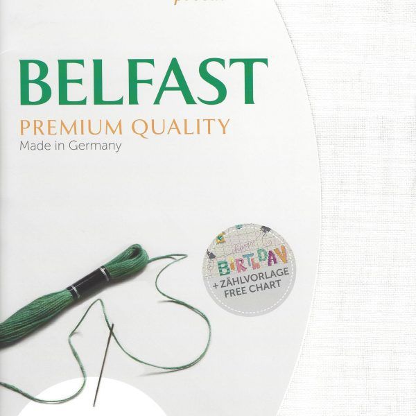 Zweigart Leinen Belfast 32ct naturweiß - 101