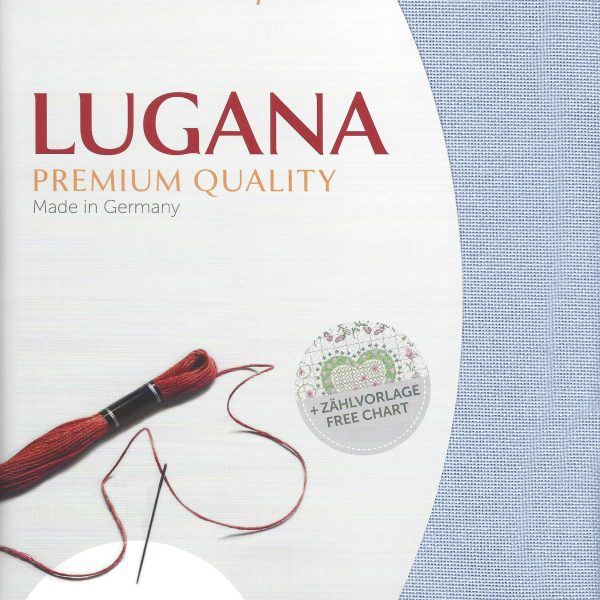Zweigart Zählstoff Lugana 25ct porzellanblau - 501