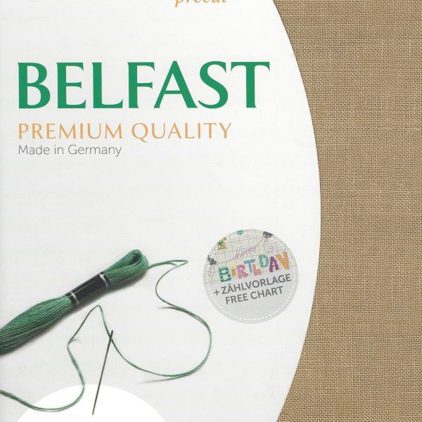 Zweigart Leinen Belfast 32ct khaki - 326 Zweigart Leinen Belfast 32ct khaki - 326